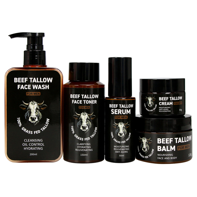 Men 100% Tallow Moisturizer Anti-aging Set