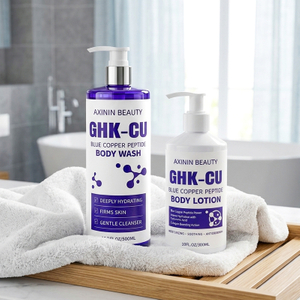 GHK-CU Blue Copper Peptide Body wash and body lotion Set