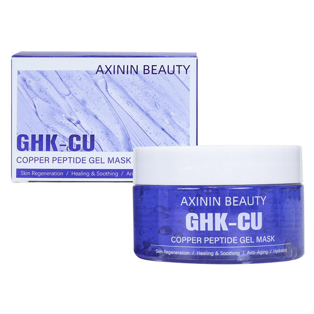 Mascarilla de gel de p&eacute;ptido de cobre azul