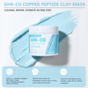 Masque &agrave; l'argile et aux peptides de cuivre GHK-Cu 